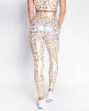 Nicola Metallic Leopard Leggings