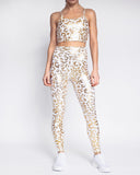Nicola Metallic Leopard Leggings