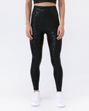 Nicola Metallic Leopard Leggings