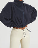 Ellie Crop Pullover - Blue