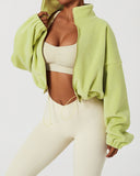 Ellie Crop Pullover - Green