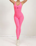 Estelle Seamless Scrunch Jumpsuit - Rosy Pink