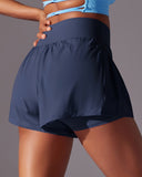 Gemma Active Shorts - Navy
