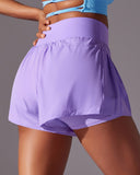 Gemma Active Shorts - Purple
