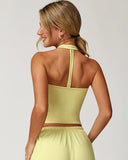 Rowena Crop Top - Lemon