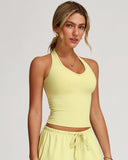 Rowena Crop Top - Lemon