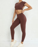 Siena Crop Top - Brown