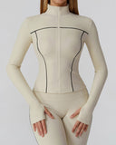 Wren Active Jacket - Beige