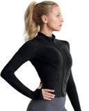 Bora Athletic Workout Jacket - Black