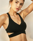 Daisy Cross Sports Bra - Black