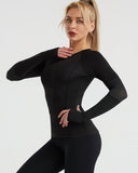 Elliot Mesh Long Sleeve - Black