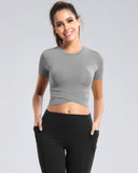 Georgia Rush Crop Top - Grey