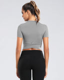 Georgia Rush Crop Top - Grey