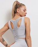 Tribeca Seamless Sports Bra - Gray