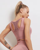 Tribeca Seamless Sports Bra - Rose